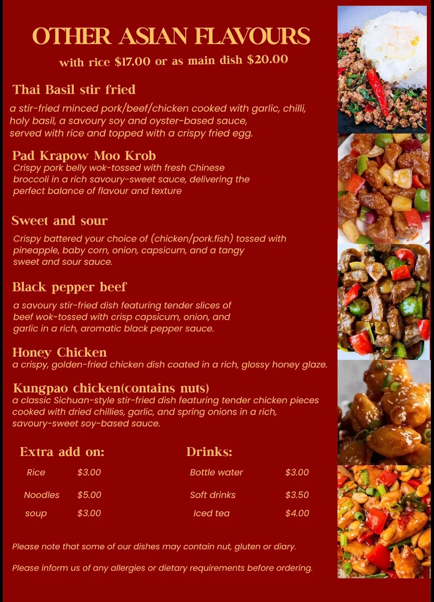 Menu, Hong Kong Roast Duck & Pork