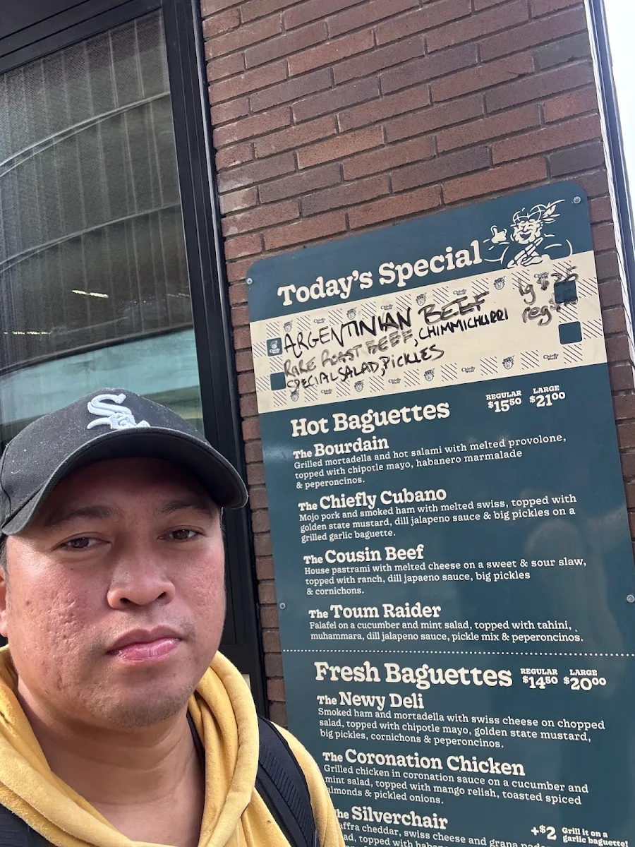Menu, Chiefly West