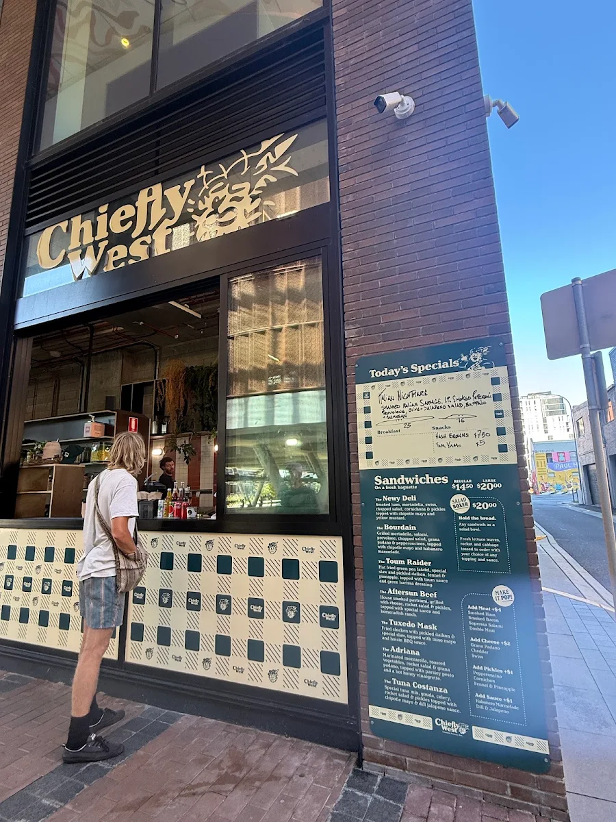 Menu, Chiefly West