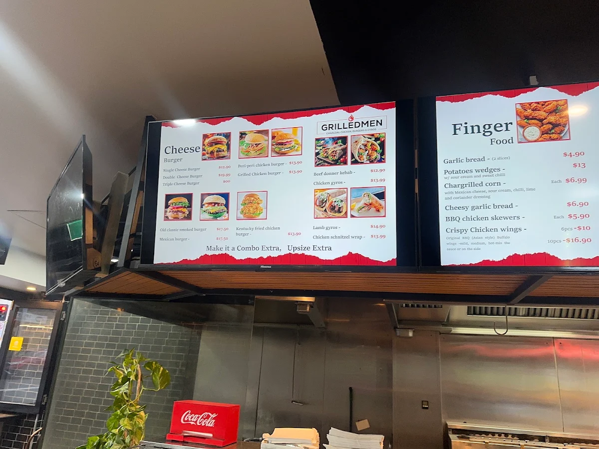 Menu, Grilledmen