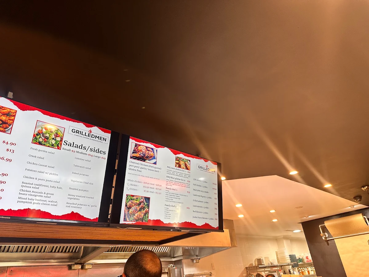 Menu, Grilledmen