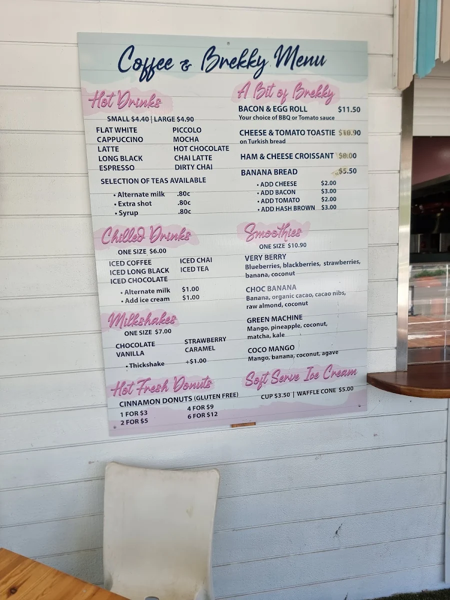 Menu, Selfish Fish N Chips