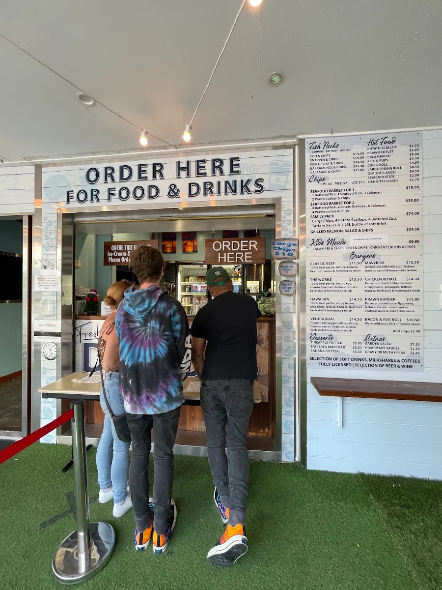 Menu, Selfish Fish N Chips