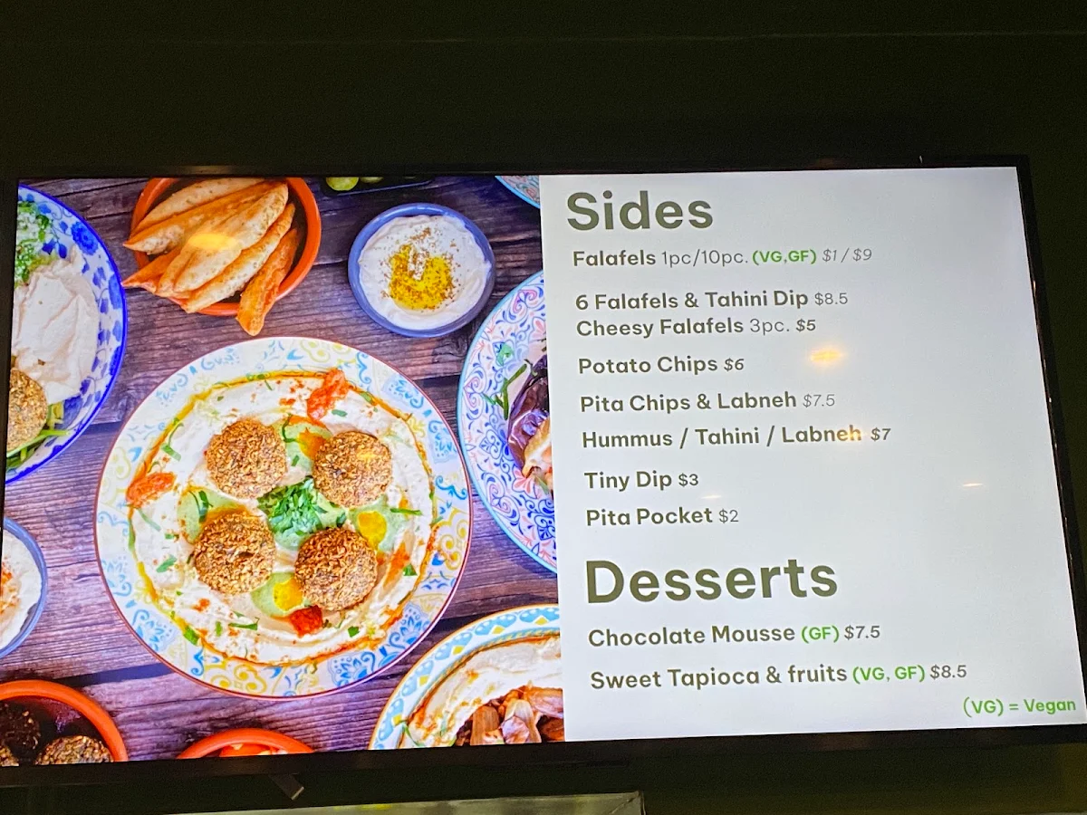 Menu, Fala Fels