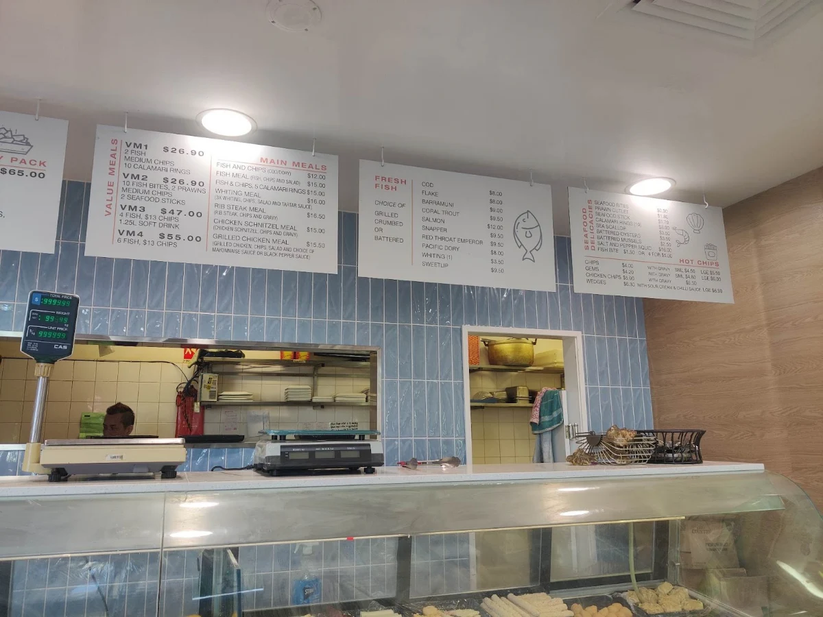 Menu, Lakes Seafood