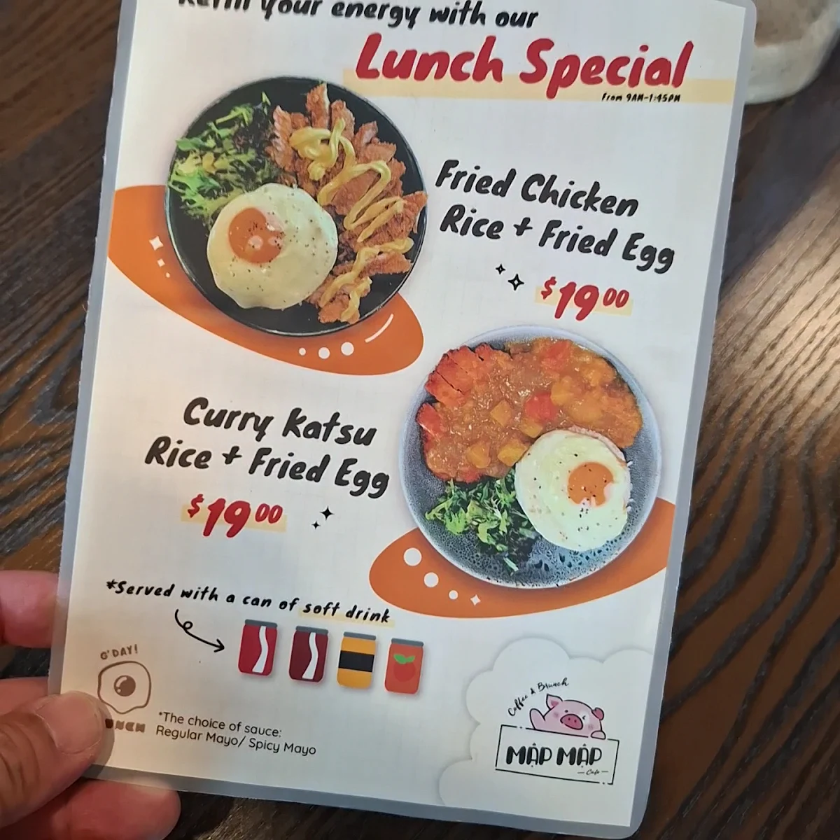 Menu, Mập Mập Cafe - The Piggy Coffee | Coffee, Brunch, Bánh mì, Phở