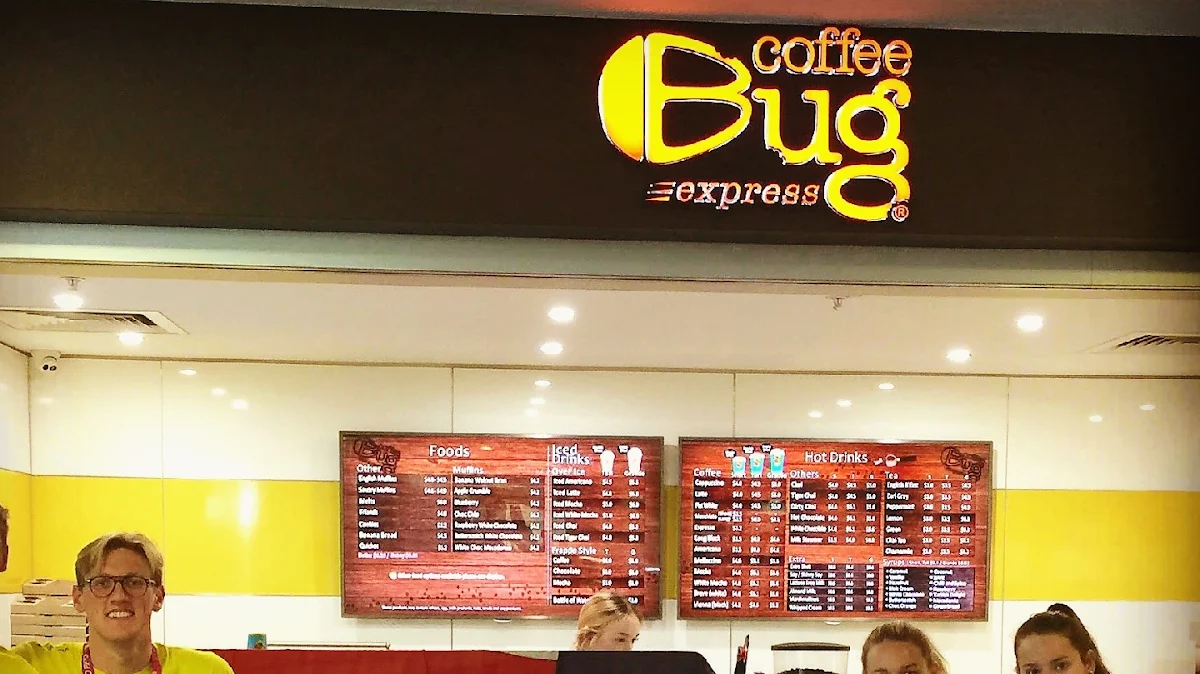 Menu, Coffee Bug Express