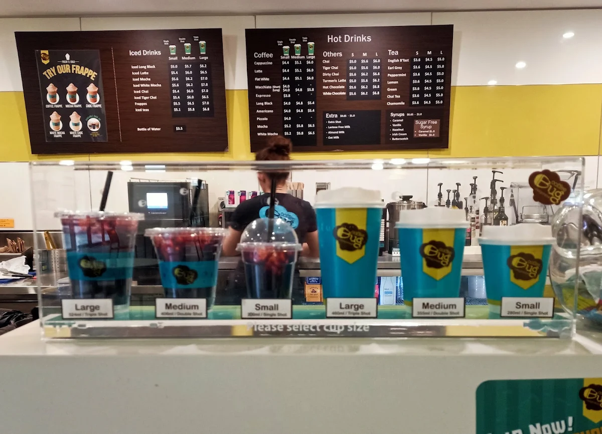 Menu, Coffee Bug Express