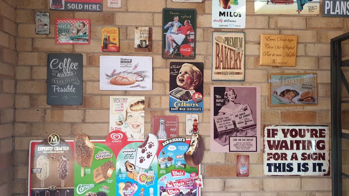 Menu, Ganmain Bakery
