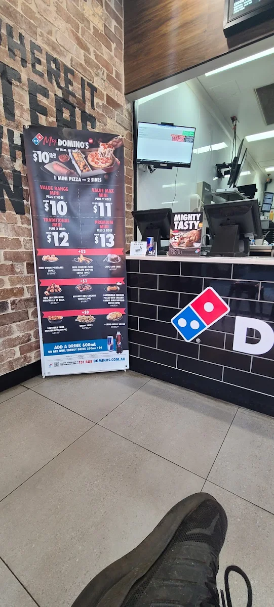 Menu, Domino's Pizza Caringbah