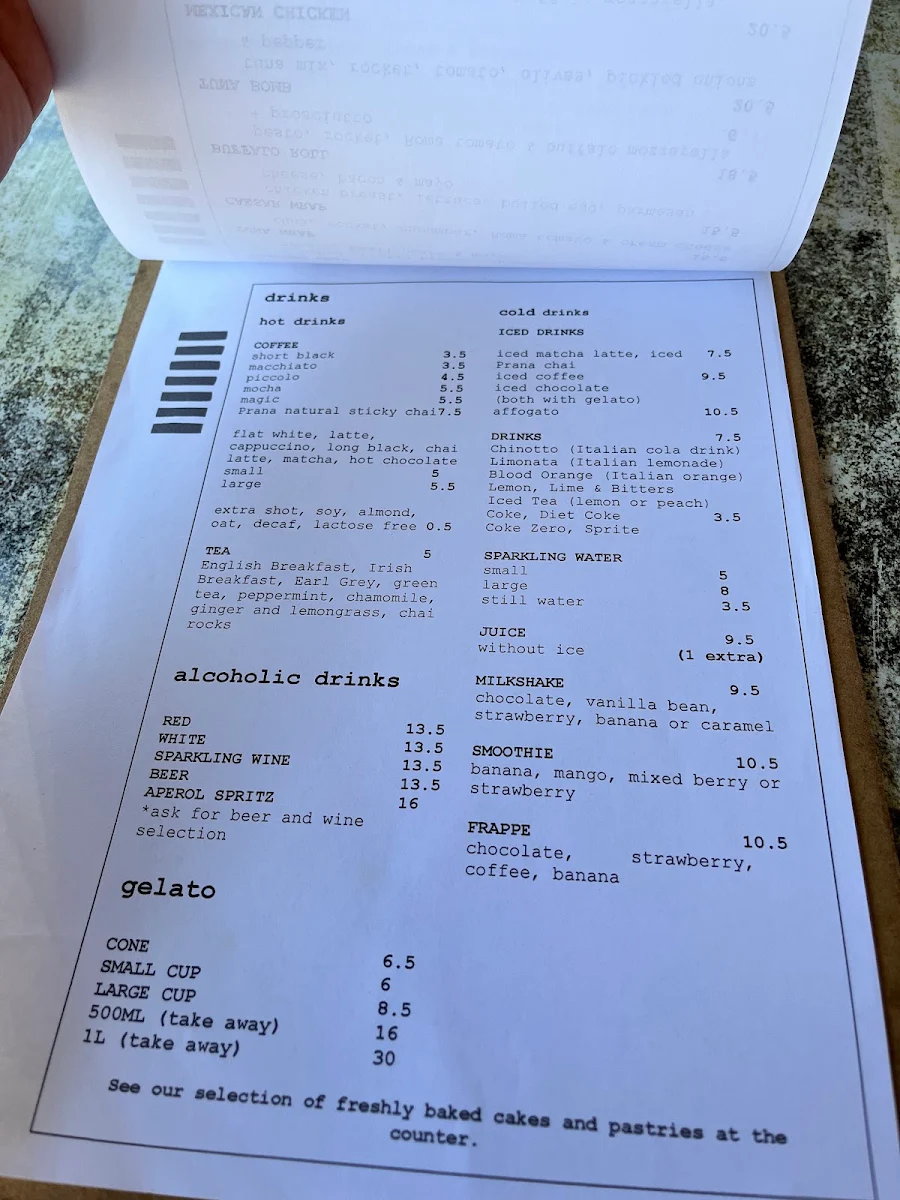 Menu, Due Passi