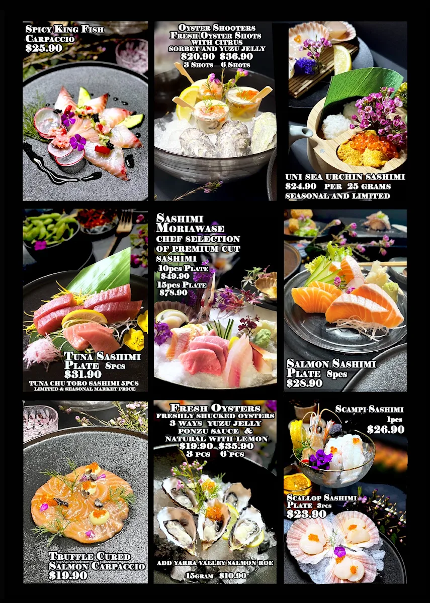 Menu, Ishiya Japanese Stonegrill