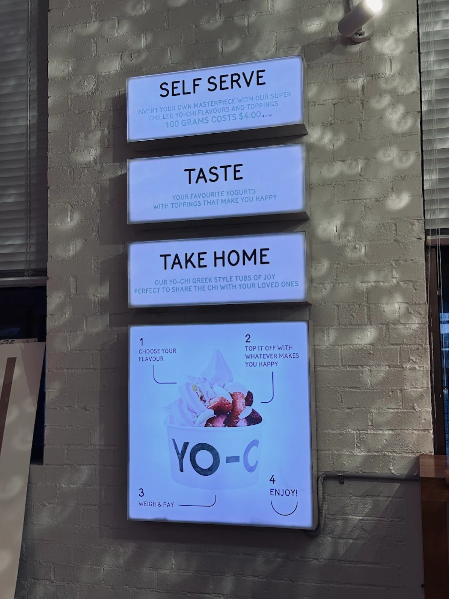 Menu, Yo-Chi