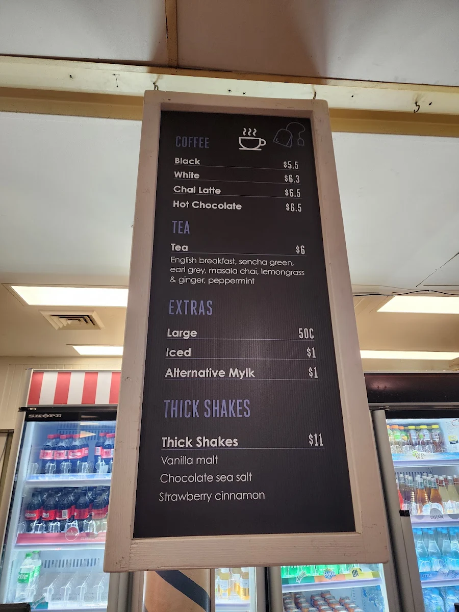 Menu, The Lookout Echo Point