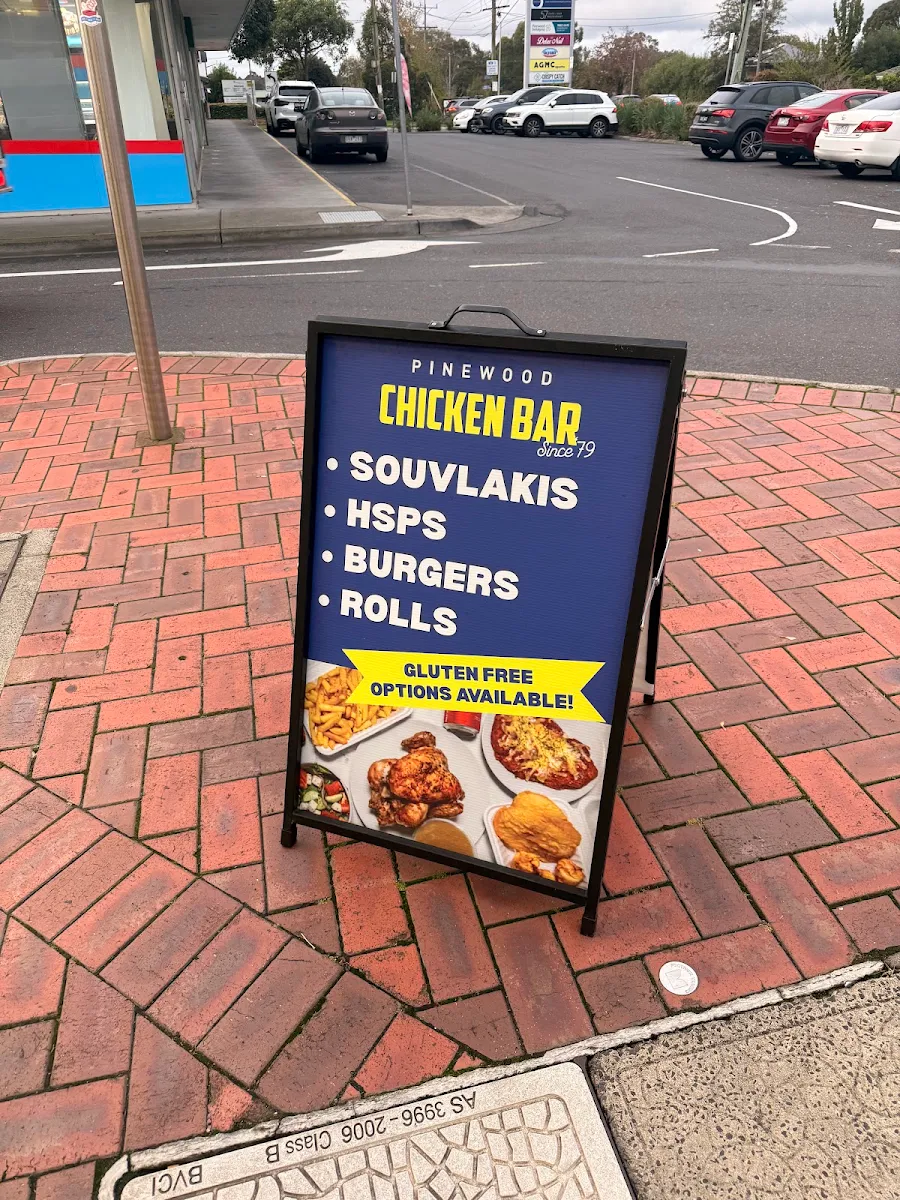 Menu, Pinewood Chicken Bar