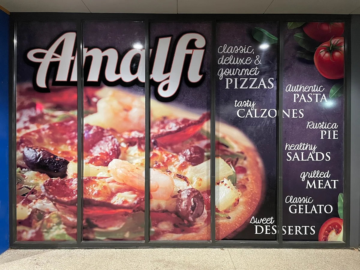 Menu, Amalfi Pizza & Pasta - Delacombe