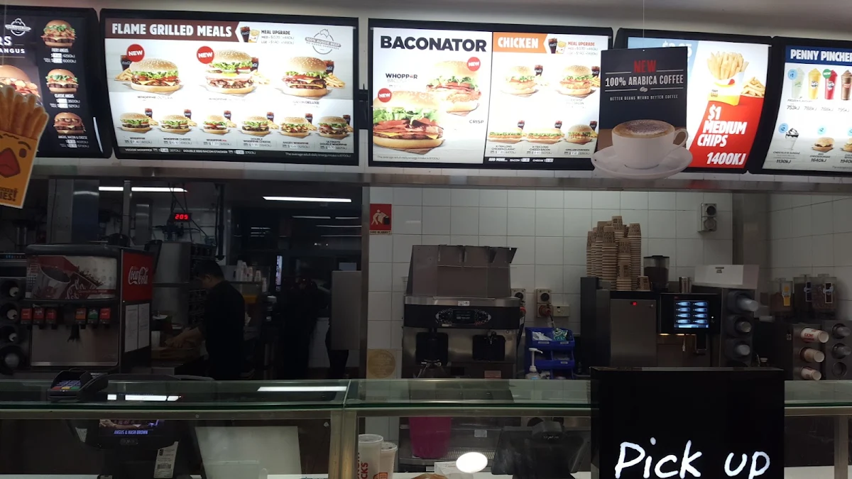 Menu, Hungry Jack's Burgers Burwood (VIC)