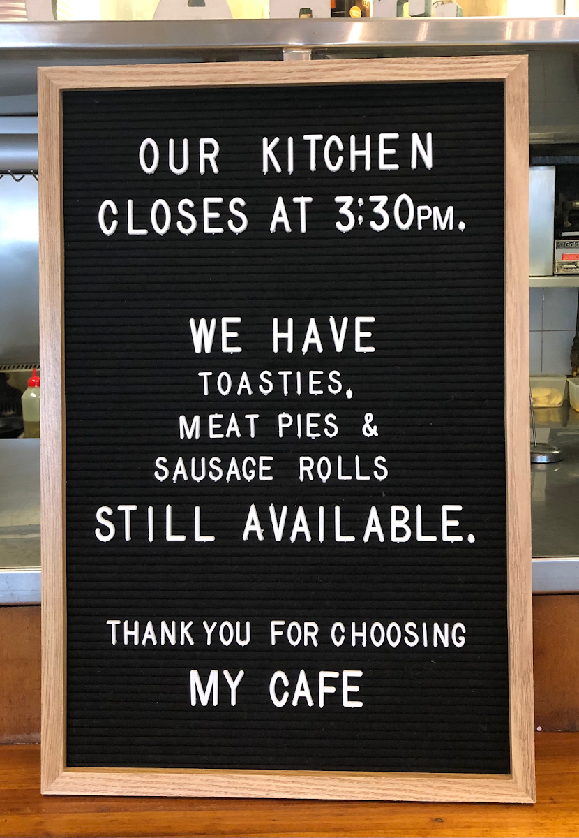 Menu, My Cafe