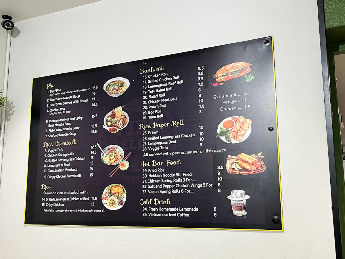 Menu, Viet Delish