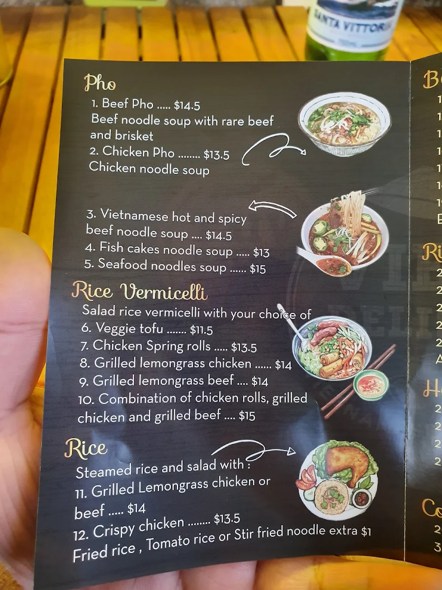 Menu, Viet Delish