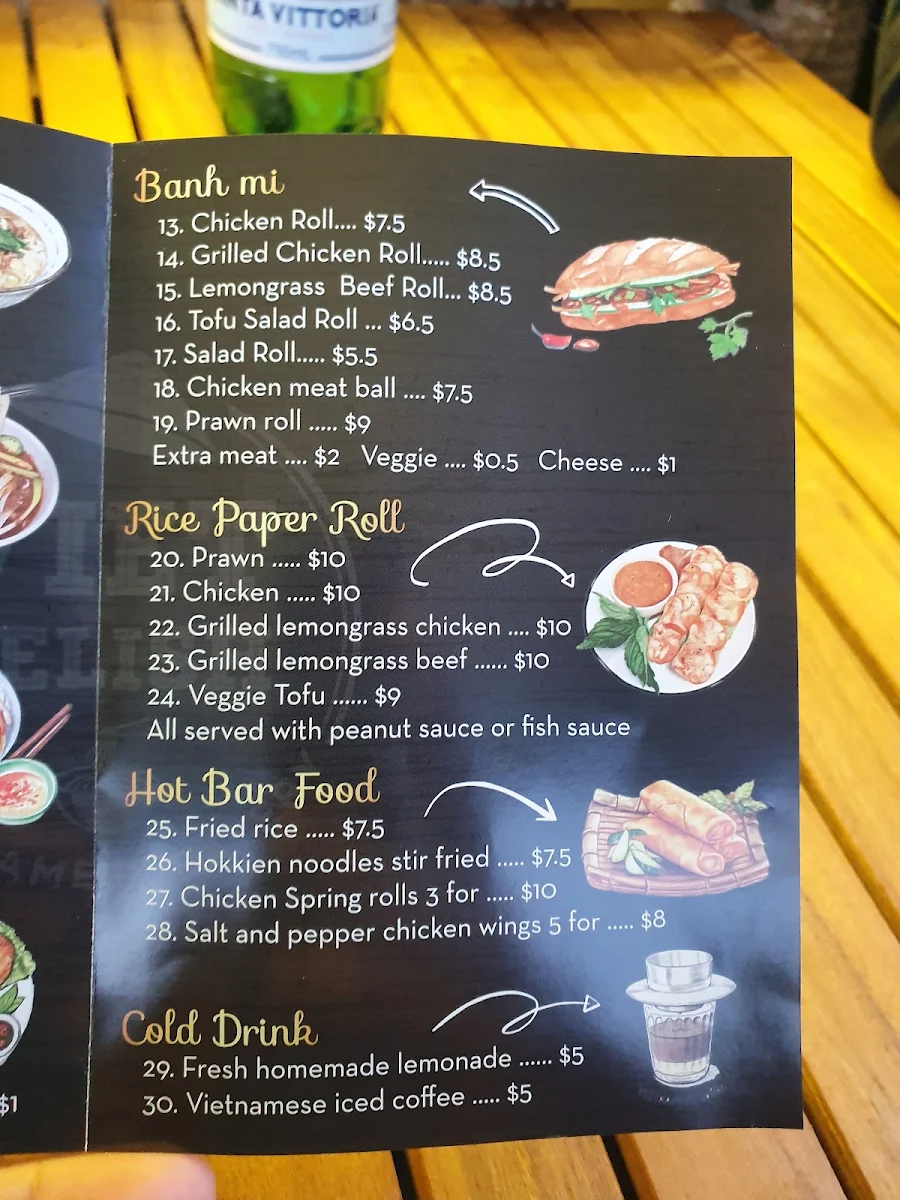Menu, Viet Delish