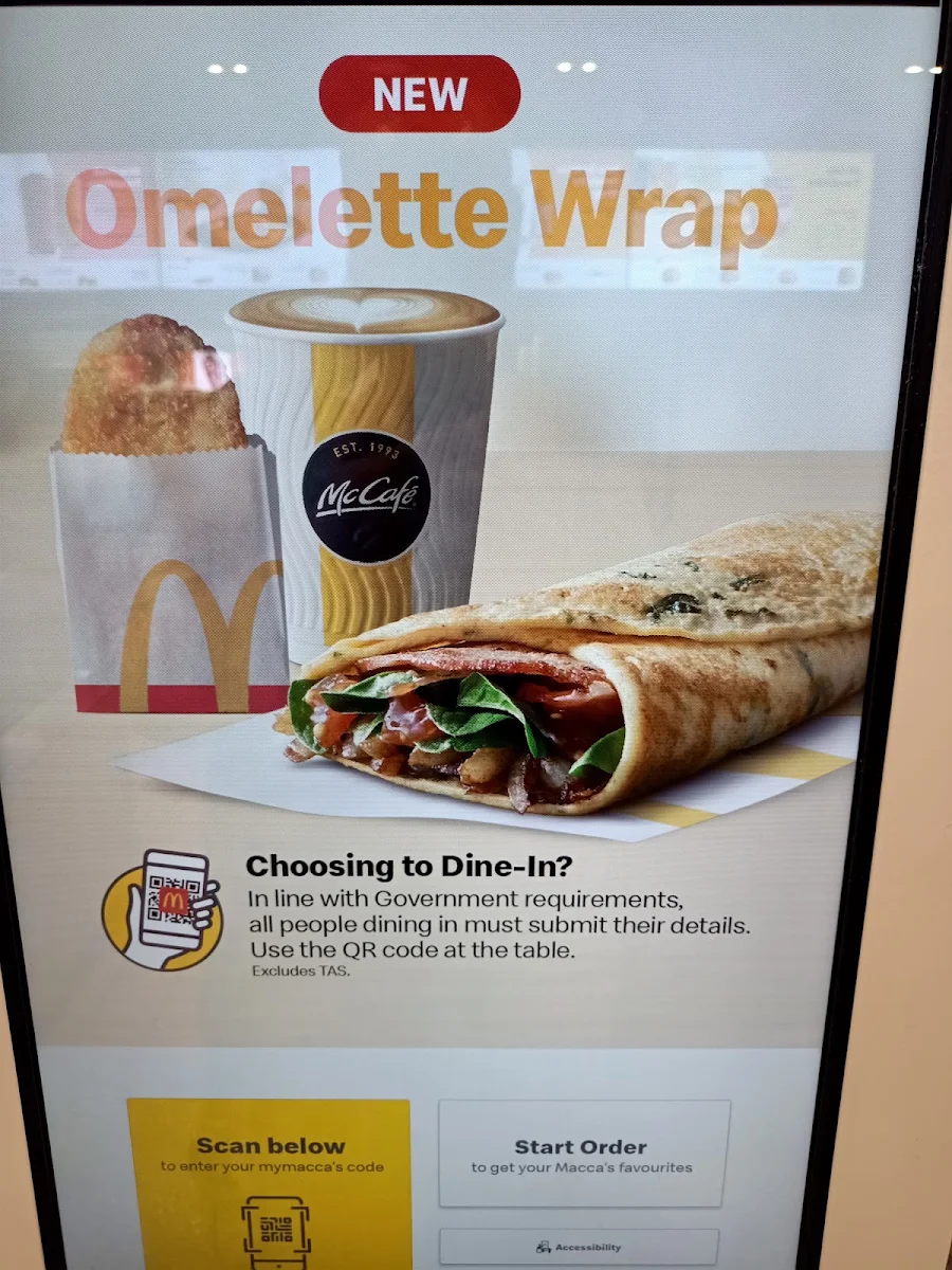 Menu, McDonald's Wetherill Park
