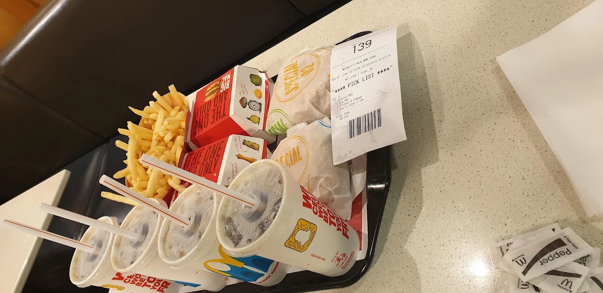 Menu, McDonald's Wetherill Park