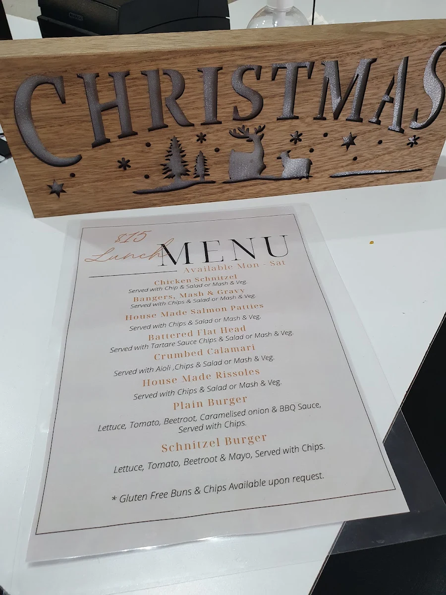 Menu, Beresfield Tavern