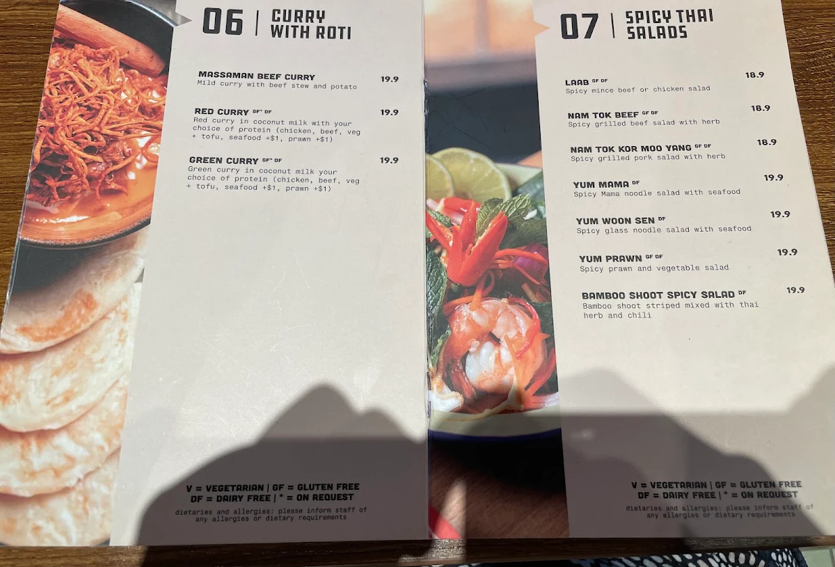 Menu, Supalove