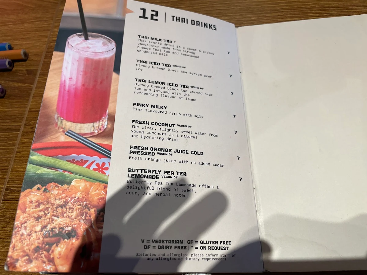 Menu, Supalove