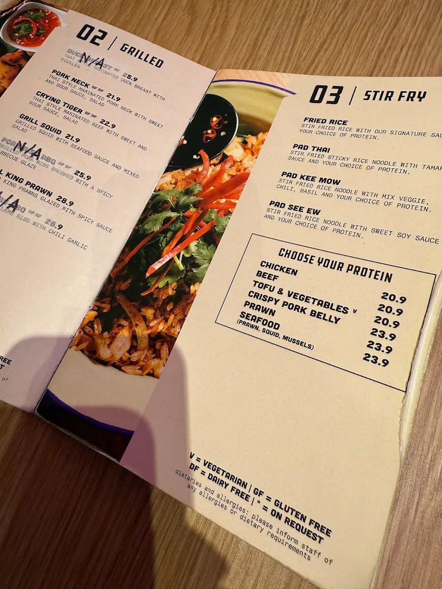 Menu, Supalove