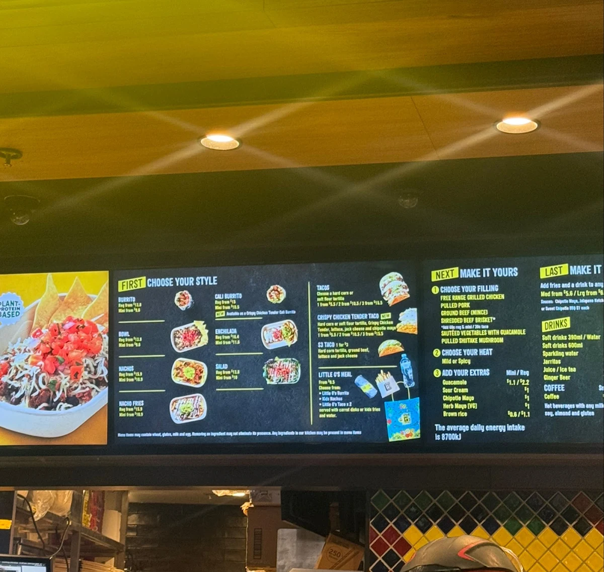 Menu, Guzman y Gomez - 567 Collins