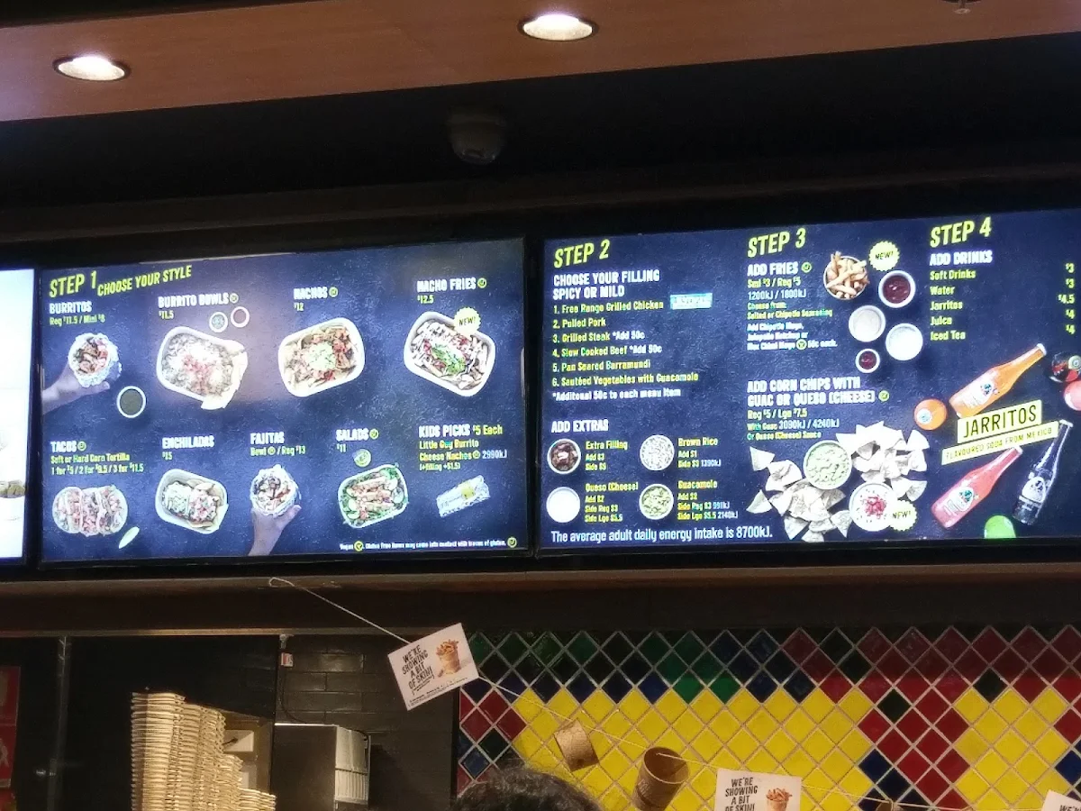 Menu, Guzman y Gomez - 567 Collins