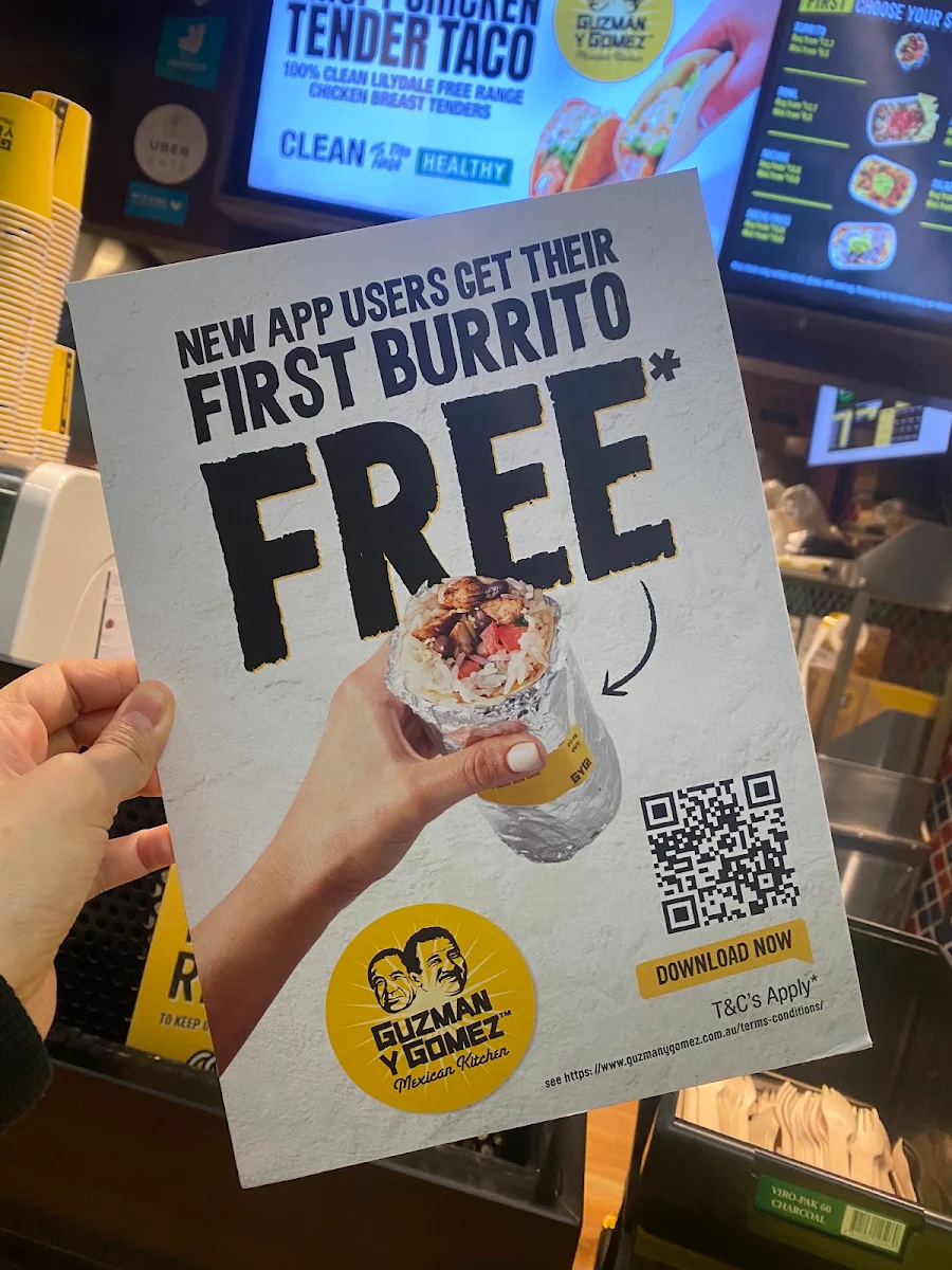 Menu, Guzman y Gomez - 567 Collins