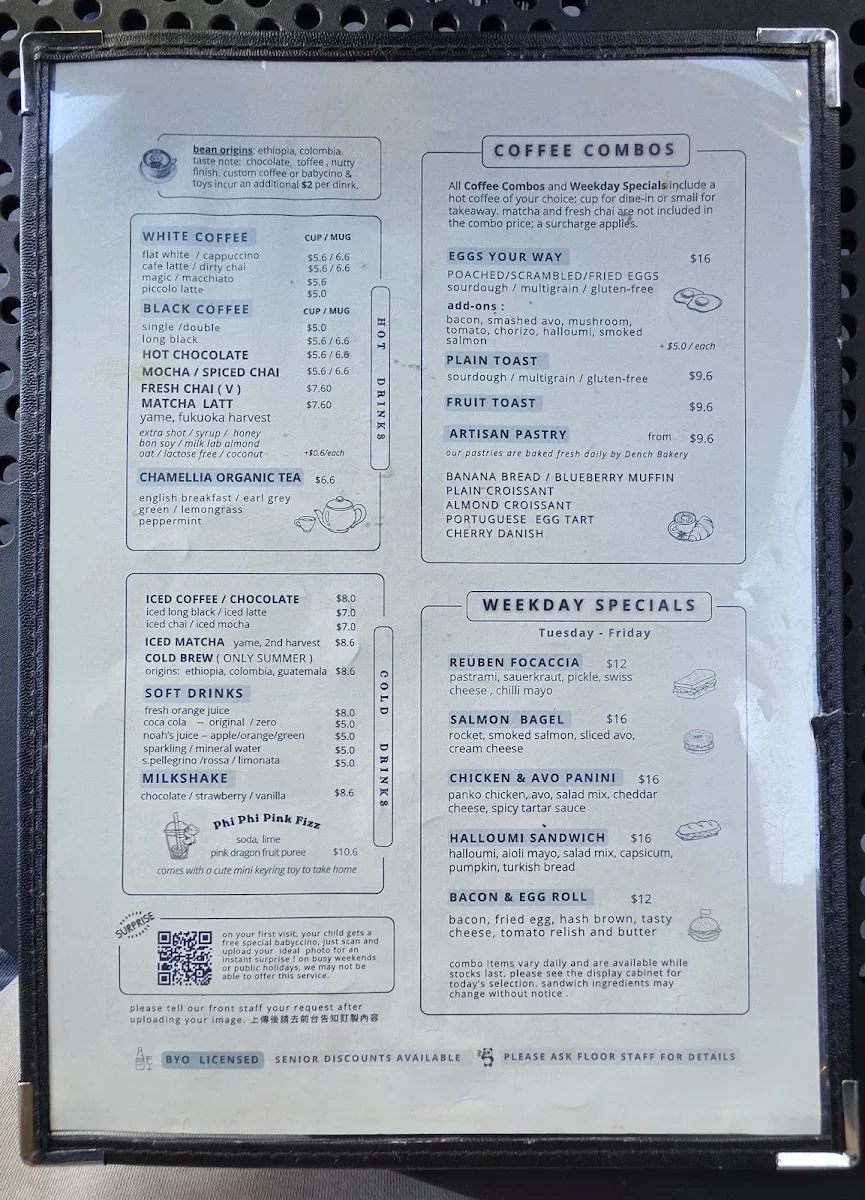 Menu, 96 Cafe & Eatery - Top-Rated Cafe in Blackburn