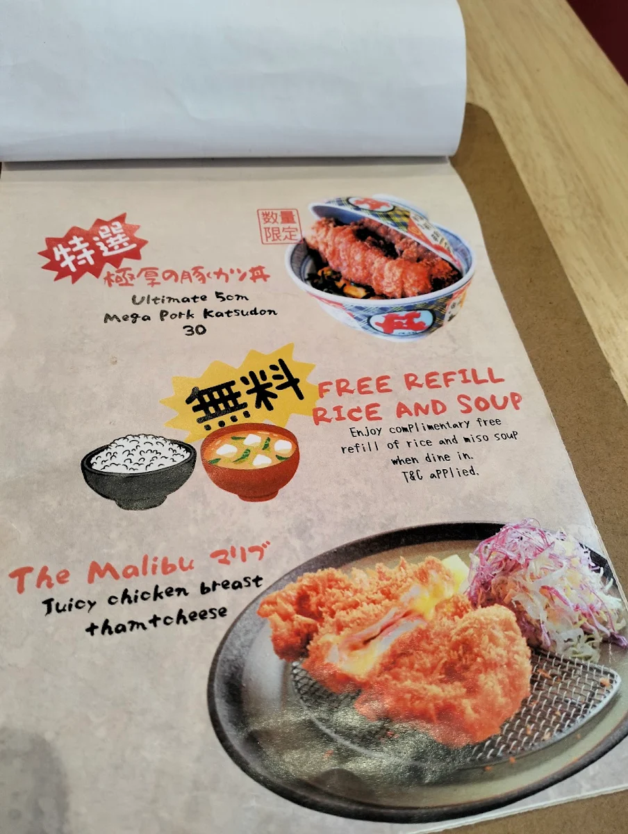 Menu, Katzu Katzu