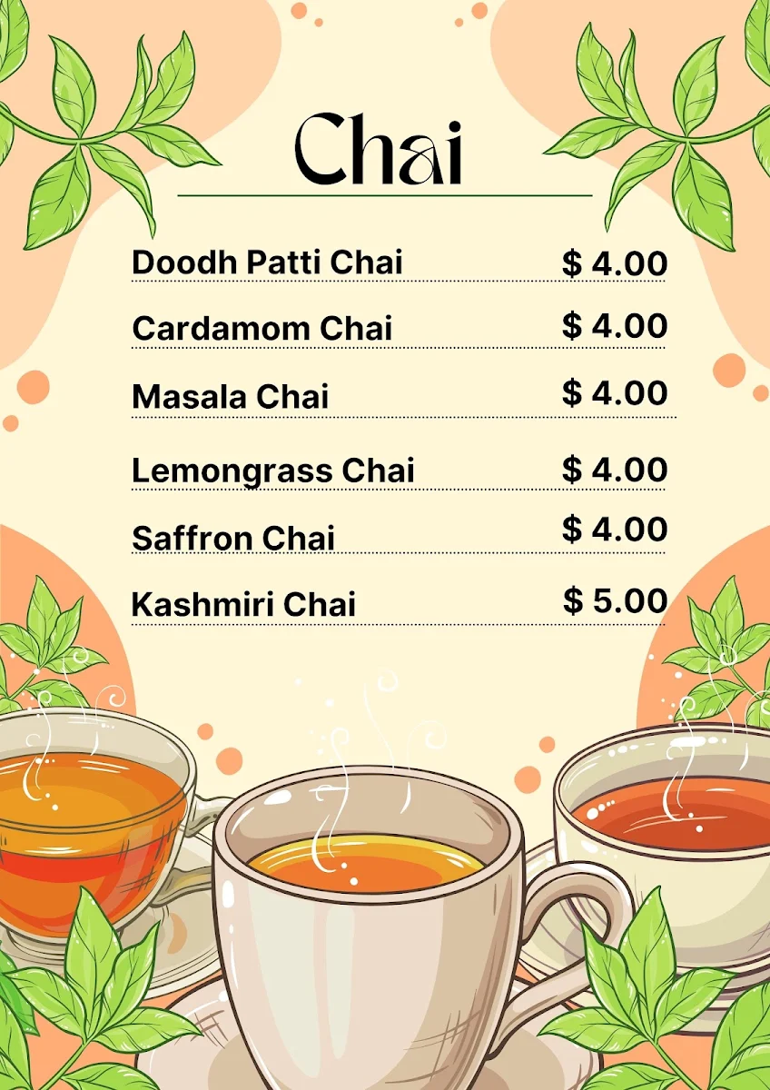 Menu, Falooda & Acai Kingz Melbourne