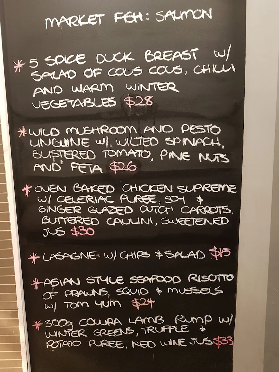 Menu, The Maryville Tavern