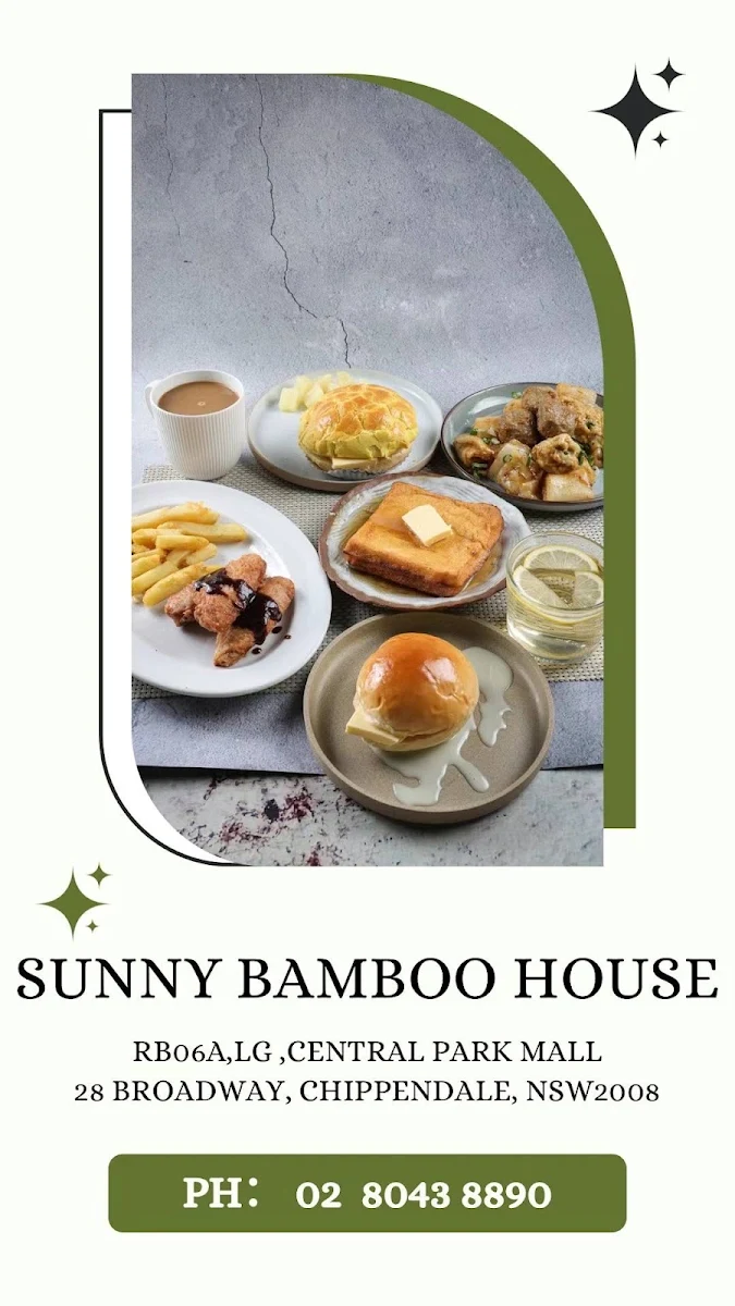 Menu, SUNNY BAMBOO HOUSE