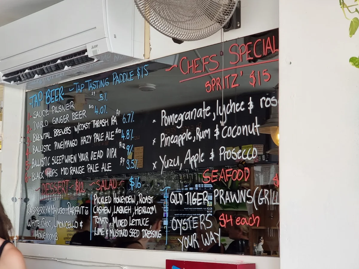 Menu, Suburban Social Chapel Hill