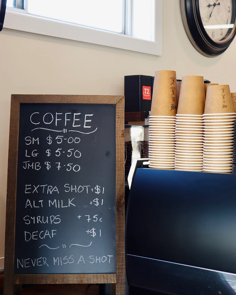 Menu, THE TRADING POST CAFE