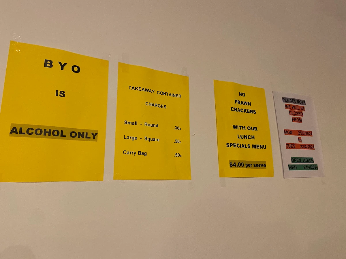 Menu, Macau Cuisine