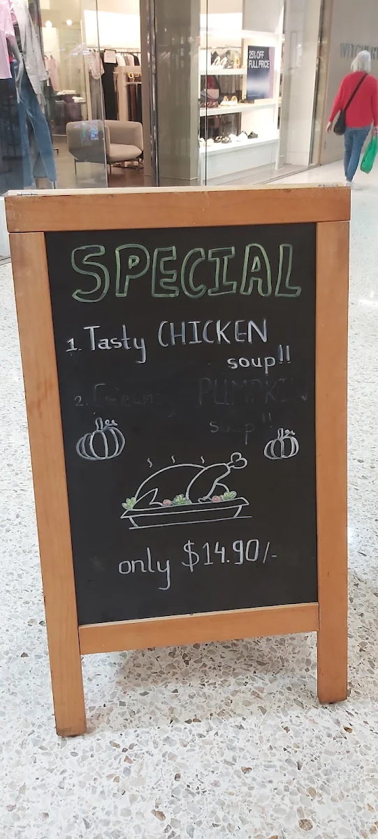 Menu, The Shed Cafe