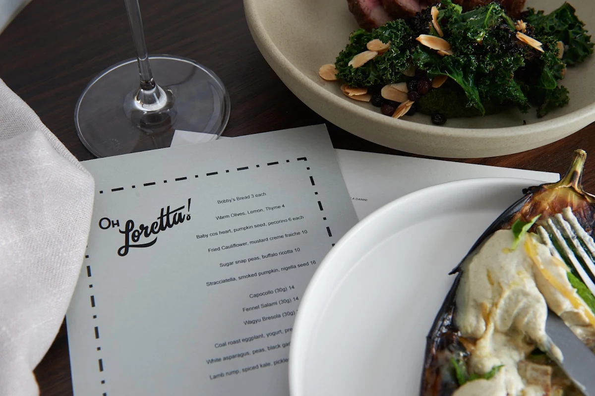 Menu, Oh Loretta