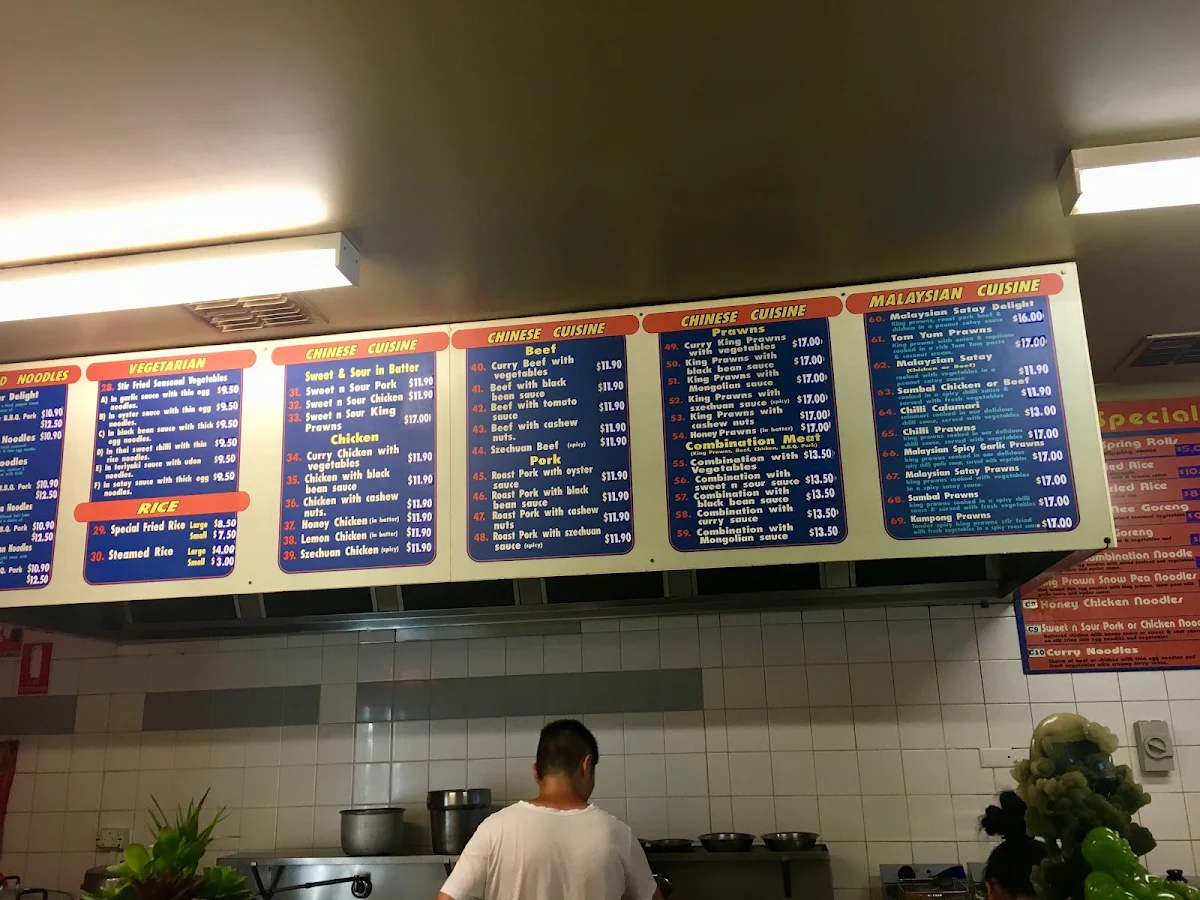 Menu, Noodle Supreme