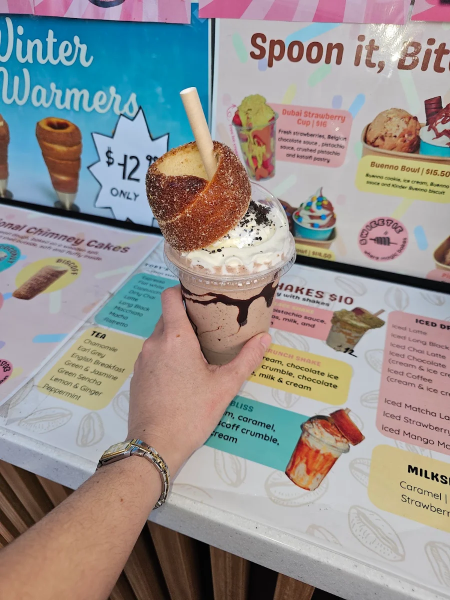 Menu, SWIEETIE – Chimney Cakes & Ice Cream Gold Coast