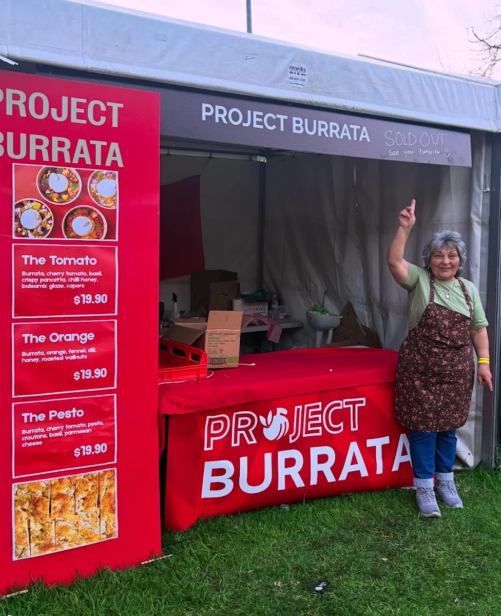 Menu, Project Burrata