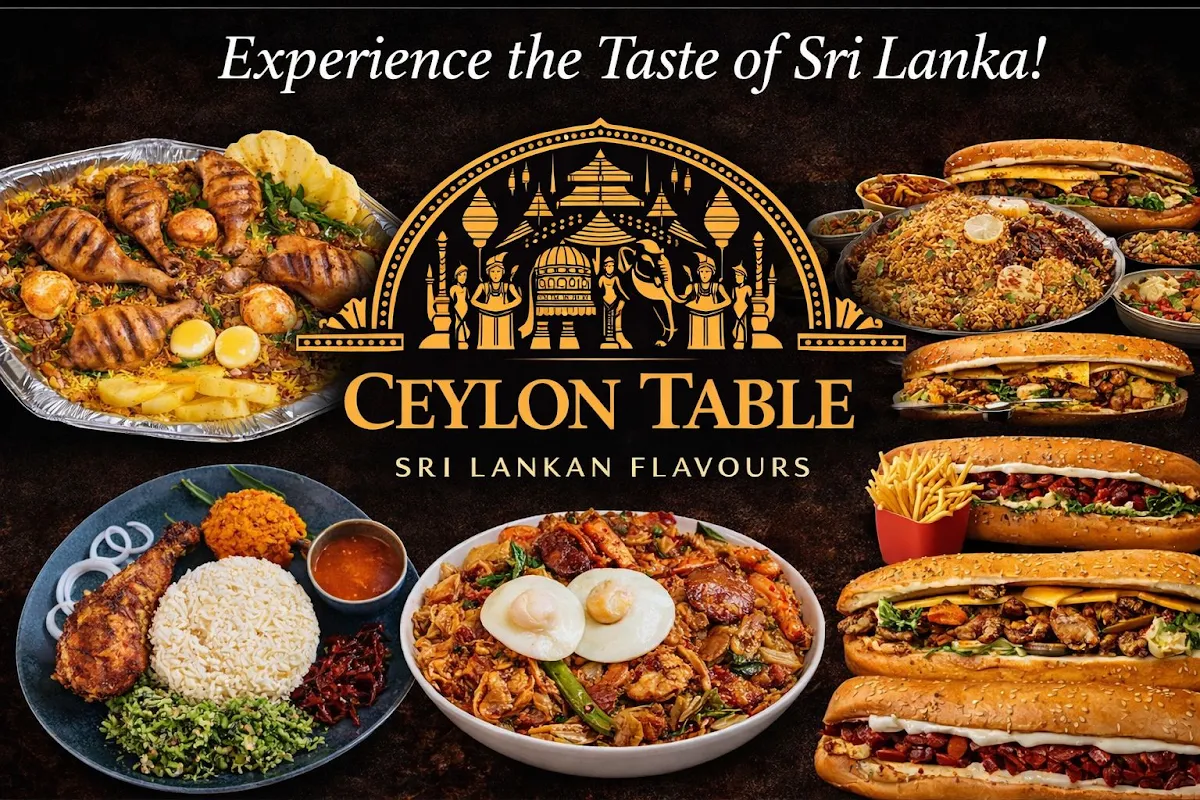 Menu, Ceylon Table