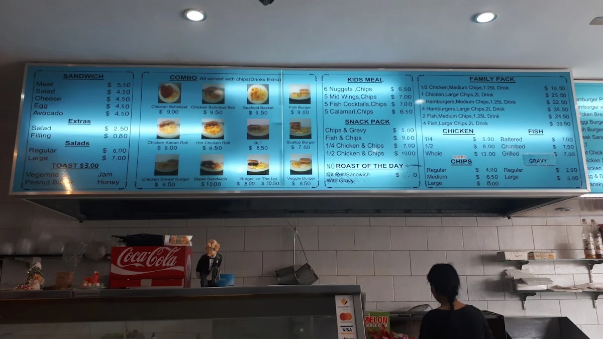 Menu, Broadarrow Cafe