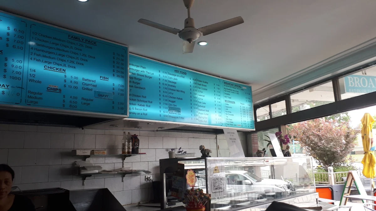 Menu, Broadarrow Cafe